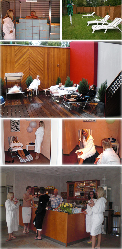 Sauna am Hallenbad Wer Entspannung nicht nur im Urlaub, sondern auch im Alltag sucht, dem bietet der Besuch einer Sauna-Anlage hierfür die idealen Voraussetzungen. Die Sauna ist ein Ort der Entspannung und Erholung, das regelmäßige Saunabad ist ein herrliches Mittel, sich fit, aktiv und gesund zu erhalten. Dies alles und ein bisschen mehr bietet die von Manfred Stegmann geführte Sauna-Anlage im Hallenbad Lübbecke. Manfred Stegmann wird von seiner Frau Susanne unterstützt; beide legen größten Wert darauf, dass sich ihre Kunden - ganz gleich, ob Erwachsene oder Kindern - wohlfühlen. Ein kleiner "Klönschnack" im Bistrobereich gehört dazu ebenso wie das Verweilen im Ruhebereich - überdacht oder auch unter freiem Himmel - oder das Schwimmen im angrenzenden Lübbecker Hallenbad.