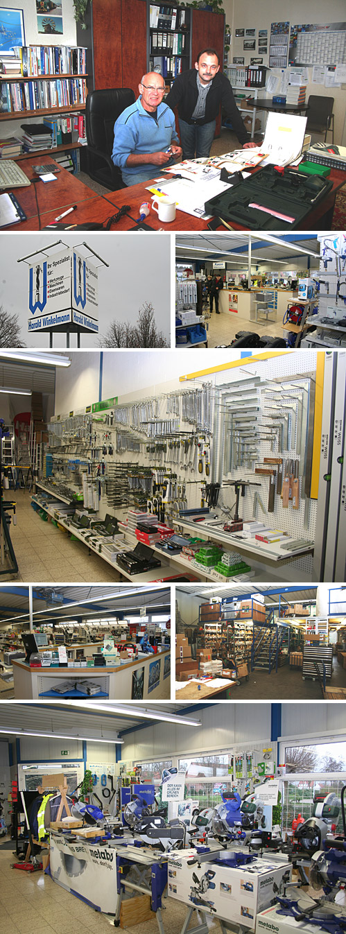 Winkelmann GmbH & Co. KG Auf 700 Quadratmetern Verkaufsfläche und 300 Quadratmetern Lager bietet die Firma Winkelmann seitdem alles, was Handwerks- und Industriebetriebe sowie der Heimwerker benötigen.
