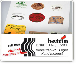 Bettin Etiketten-Service