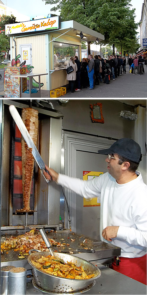 Abb. Mustafa's Gemüse Döner - Schlange stehen wird mit purer Frische belohnt