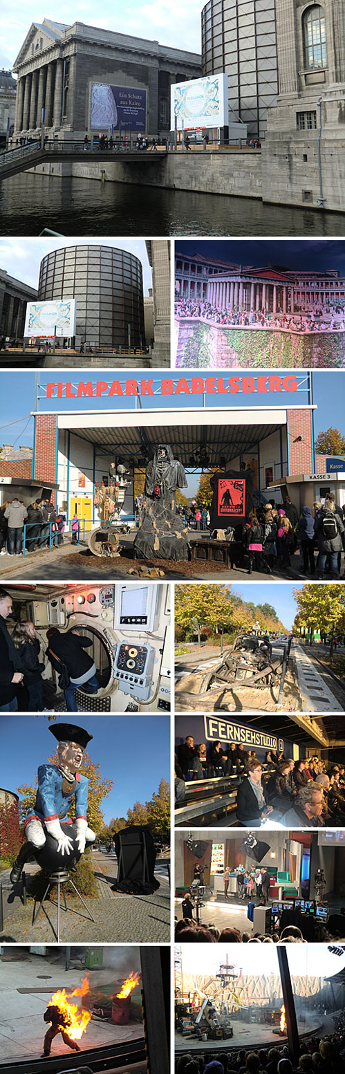 Abb. Impressionen Pergamon-Museum und Filmstadt Babelsberg in Berlin