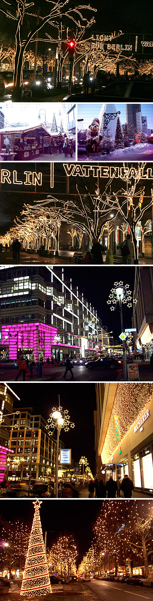 Impressionen Weihnachten 2010 in Berlin