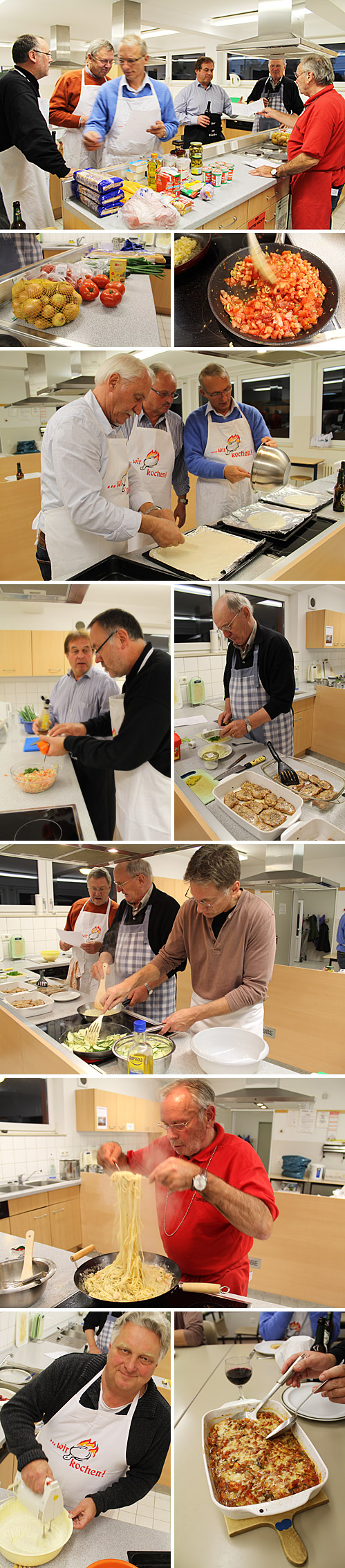 Abb. italienischer Abend - Kochen für Männer
