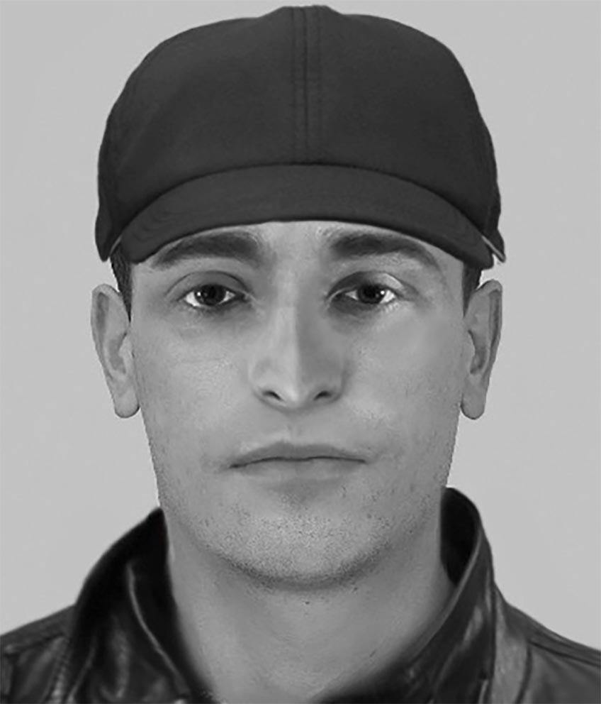 T&auml;terbeschreibung: circa 35 Jahre alt und zwischen 175 und 185 cm gro&szlig;. Au&szlig;erdem habe der Gesuchte eine schlanke, sportliche Figur und sei mit dunkler Lederjacke, schwarzer Kappe und dunkler Hose bekleidet gewesen.