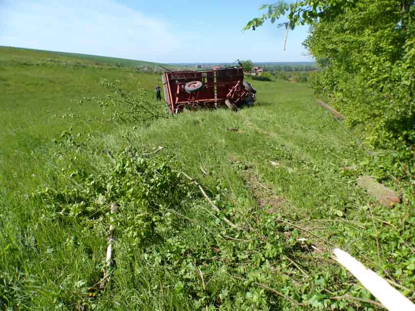 Treckerunfall