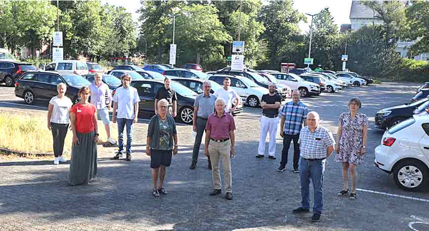G&auml;nsemarkt Parkplatz LK