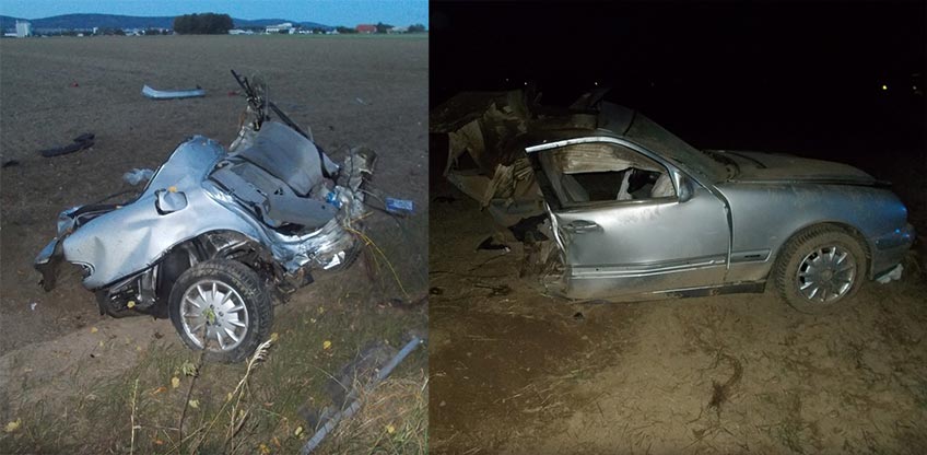 Beide Fahrzeuginsassen konnten den stark deformierten Pkw selbstst&auml;ndig verlassen und wurden nur leicht verletzt. Die Ermittlungen zur Unfallursache laufen noch. 