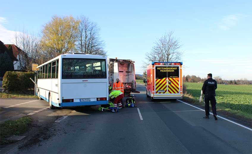 Die Unfallstelle war ca. eine Stunden voll gesperrt.