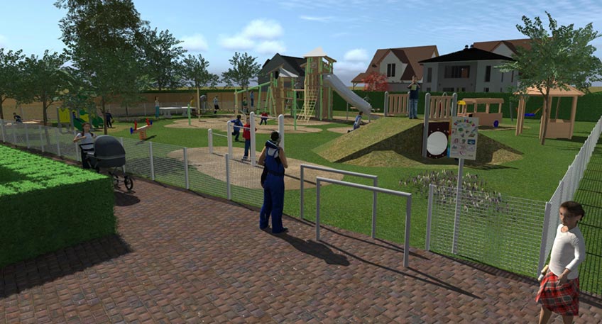 In Wehdem werden die Stemweder Spielplatzpl&auml;ne konkreter. F&uuml;r das Areal im Wohngebiet Frickenhake gibt es inzwischen anschauliche Pl&auml;ne, wie der Spielplatz zuk&uuml;nftig aussehen soll. Jetzt geht es in die Ausschreibung der Spielmodule. Geplant ist, dass noch in diesem Jahr mit der Neugestaltung des Spielplatzes begonnen wird.   Ende Juni hatte die Gemeinde Stemwede die Anwohnerinnen und Anwohner sowie alle Interessierten zu einem Planungstreff auf das Spielplatzgel&auml;nde Frickenhake eingeladen. Dort konnten die Erwachsenen und die Kinder loswerden, welche Spielger&auml;te sie sich f&uuml;r den neuen Spielplatz w&uuml;nschen. &bdquo;Die zahlreichen Ideen und Vorschl&auml;ge waren Grundlage f&uuml;r unsere Planungen&ldquo;, erkl&auml;rt die Leiterin des Stemweder Bauhofes, Katrin Stuwe. Der Entwurf des neuen Spielplatzes umfasst verschiedene Spielmodule. Unter anderem einen Kletterturm mit H&auml;ngebr&uuml;cke, Rutsche und diversen Hangelm&ouml;glichkeiten, es gibt Balancierbalken, Schaukeln oder auch H&auml;ngematten &bdquo;Die Eltern haben sich auch Spielger&auml;te f&uuml;r kleinere Kinder gew&uuml;nscht. Auch das haben wir in den Pl&auml;nen ber&uuml;cksichtigt&ldquo;, so Katrin Stuwe. Ob der Spielplatz Frickenhake und die einzelnen Spielmodule am Ende auch eins zu eins so aussehen, wie es die aktuellen Pl&auml;ne erahnen lassen, kann die Gemeindeverwaltung allerdings nicht versprechen. Schlie&szlig;lich muss ein &ouml;ffentliches Projekt dieser Gr&ouml;&szlig;enordnung ordnungsgem&auml;&szlig; ausgeschrieben werden. Die Gemeinde Stemwede investiert rund 115.000 Euro in die Neugestaltung des Spielplatzes in Wehdem. &bdquo;Ich bin sehr froh dar&uuml;ber, dass der Gemeinderat das Spielplatzkonzept im letzten Jahr auf den Weg gebracht hat&ldquo;, fasst B&uuml;rgermeister Kai Abruszat zusammen. &bdquo;Vor allem ist es ein tolles Beispiel daf&uuml;r, was auf die Beine gestellt werden kann, wenn Rat, Verwaltung und B&uuml;rgerinnen und B&uuml;rger zusammenarbeiten und sich gegenseitig in solch ein Projekt mit einbringen.&ldquo;  Das Stemweder Spielplatzkonzept sieht vor, dass pro Jahr bis zu zwei Spielpl&auml;tze in der Gemeinde neugestaltet werden. Der Spielplatz Frickenhake in Wehdem ist das erste Projekt, das in diesem Rahmen in Angriff genommen wird. In den kommenden Jahren folgen noch Spielpl&auml;tze in Dielingen, Oppenwehe, Destel und Levern.