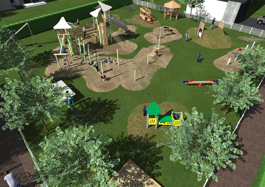 In Wehdem werden die Stemweder Spielplatzpl&auml;ne konkreter. F&uuml;r das Areal im Wohngebiet Frickenhake gibt es inzwischen anschauliche Pl&auml;ne, wie der Spielplatz zuk&uuml;nftig aussehen soll. Jetzt geht es in die Ausschreibung der Spielmodule. Geplant ist, dass noch in diesem Jahr mit der Neugestaltung des Spielplatzes begonnen wird.   Ende Juni hatte die Gemeinde Stemwede die Anwohnerinnen und Anwohner sowie alle Interessierten zu einem Planungstreff auf das Spielplatzgel&auml;nde Frickenhake eingeladen. Dort konnten die Erwachsenen und die Kinder loswerden, welche Spielger&auml;te sie sich f&uuml;r den neuen Spielplatz w&uuml;nschen. &bdquo;Die zahlreichen Ideen und Vorschl&auml;ge waren Grundlage f&uuml;r unsere Planungen&ldquo;, erkl&auml;rt die Leiterin des Stemweder Bauhofes, Katrin Stuwe. Der Entwurf des neuen Spielplatzes umfasst verschiedene Spielmodule. Unter anderem einen Kletterturm mit H&auml;ngebr&uuml;cke, Rutsche und diversen Hangelm&ouml;glichkeiten, es gibt Balancierbalken, Schaukeln oder auch H&auml;ngematten &bdquo;Die Eltern haben sich auch Spielger&auml;te f&uuml;r kleinere Kinder gew&uuml;nscht. Auch das haben wir in den Pl&auml;nen ber&uuml;cksichtigt&ldquo;, so Katrin Stuwe. Ob der Spielplatz Frickenhake und die einzelnen Spielmodule am Ende auch eins zu eins so aussehen, wie es die aktuellen Pl&auml;ne erahnen lassen, kann die Gemeindeverwaltung allerdings nicht versprechen. Schlie&szlig;lich muss ein &ouml;ffentliches Projekt dieser Gr&ouml;&szlig;enordnung ordnungsgem&auml;&szlig; ausgeschrieben werden. Die Gemeinde Stemwede investiert rund 115.000 Euro in die Neugestaltung des Spielplatzes in Wehdem. &bdquo;Ich bin sehr froh dar&uuml;ber, dass der Gemeinderat das Spielplatzkonzept im letzten Jahr auf den Weg gebracht hat&ldquo;, fasst B&uuml;rgermeister Kai Abruszat zusammen. &bdquo;Vor allem ist es ein tolles Beispiel daf&uuml;r, was auf die Beine gestellt werden kann, wenn Rat, Verwaltung und B&uuml;rgerinnen und B&uuml;rger zusammenarbeiten und sich gegenseitig in solch ein Projekt mit einbringen.&ldquo;  Das Stemweder Spielplatzkonzept sieht vor, dass pro Jahr bis zu zwei Spielpl&auml;tze in der Gemeinde neugestaltet werden. Der Spielplatz Frickenhake in Wehdem ist das erste Projekt, das in diesem Rahmen in Angriff genommen wird. In den kommenden Jahren folgen noch Spielpl&auml;tze in Dielingen, Oppenwehe, Destel und Levern.