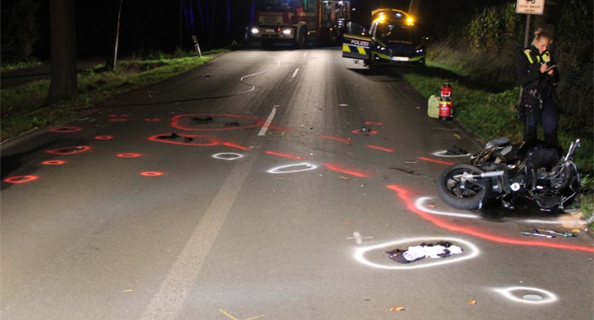 Bei einem Verkehrsunfall mit einem Kleinkraftrad zog sich ein 33-Jähriger aus Diepenau am Donnerstagabend schwere Verletzungen zu. Er wurde nach notärztlicher Versorgung mit dem Rettungswagen ins Krankenhaus Lübbecke gebracht.