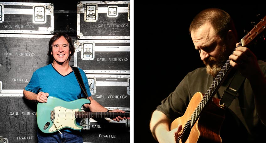 CARL VERHEYEN BAND Weltklasse-Gitarrist (u.a. Supertramp) Special Guest: Jeff Aug Freitag, 15. Oktober 2021   20 Uhr Life House, Stemwede-Wehdem Eintritt: 20 Euro / 18 Euro (erm&auml;&szlig;igt und Mitglieder)  Carl Verheyen, vom GUITAR Magazine als &bdquo;One of the World&rsquo;s Top 10 Guitarists‟ und vom CLASSIC ROCK Magazine als &bdquo;One of the Top 100 Guitarists of All Time‟ bezeichnet, kommt mit seiner Band nach Europa. Mit im Gep&auml;ck: sein aktuelles Album &bdquo;Sundeal‟. Am Freitag den 15. Oktober um 20 Uhr gastiert er auf Einladung des JFK im Life House in Stemwede-Wehdem. Als Special Guest tritt an diesem Abend Jeff Aug auf.  Carl Verheyen ist Musiker, S&auml;nger, Songwriter, Arrangeur, Produzent und Lehrer und sein Werk umfasst 12 Alben, zwei Live DVDs und zwei Lehrb&uuml;cher. Mit der Carl Verheyen Band hat er &uuml;ber die musikalischen Grenzen hinweg sein Talent und K&ouml;nnen als Gitarrist bewiesen. Carl hat sich vor allem als Meister des Tons und als Gitarrenvirtuose einen Namen gemacht. Seit 1985 ist er Gitarrist bei Supertramp und hat vor Millionen von begeisterten Fans auf der ganzen Welt gespielt. Die &bdquo;Carl Verheyen Band Tour&ldquo; wird eine der seltenen Gelegenheiten sein, einen gro&szlig;artigen Mix aus Blues, Rock, Jazz und eventuell sogar Country live zu erleben &ndash; und das von drei Weltklasse-Musikern in eher intimen Clubs. Carl Verheyen hat mehr als 40 Jahre entweder solo, mit Band oder als Studiogitarrist gearbeitet. Es vergeht sicher kaum ein Tag, wo man nicht seine Gitarre in irgendeinem Song, einem Film oder im Fernsehen h&ouml;rt, ohne dass es einem bewusst ist. Er ist derjenige, den man anruft, wenn man einen erstklassigen Studiogitarristen ben&ouml;tigt. Neben seiner Arbeit als Gitarrist von Supertramp hat er noch f&uuml;r viele Gr&ouml;&szlig;en der Musik live oder im Studio gespielt, u.a. f&uuml;r BB King, Joe Bonamassa, Cher, Brad Paisley, Christina Aguilera, The Bee Gees und etliche mehr!   Jeff Aug ist ein cooler Underground Gitarrist aus Washington, D.C.&nbsp; Seit 2002 ist er au&szlig;erdem Gitarrist von ANNE CLARK sowie APE SHIFTER und tourte bereits mit Allan Holdsworth, Soft Machine, Alex Skolnick, Carl Verheyen, Greg Howe, Albert Lee, u.a. Jeff spielte mit seiner alten Band Shows mit Jawbox, Ice-T & Bodycount und Shudder To Think. Er arbeitete weiterhin mit John Stabb von Government Issue, ist fortw&auml;hrend seit &uuml;ber 18 Jahren immer noch mit Anne Clark auf Tour und im Studio und seit &uuml;ber 30 Jahren solo auf Tour. Karten sind an der Abendkasse erh&auml;ltlich. F&uuml;r Kartenreservierungen und Informationen steht das Life House (Tel.: 05773/991401) zur Verf&uuml;gung. Reservierungen sind auch per E-Mail unter info@jfk-stemwede.de m&ouml;glich.