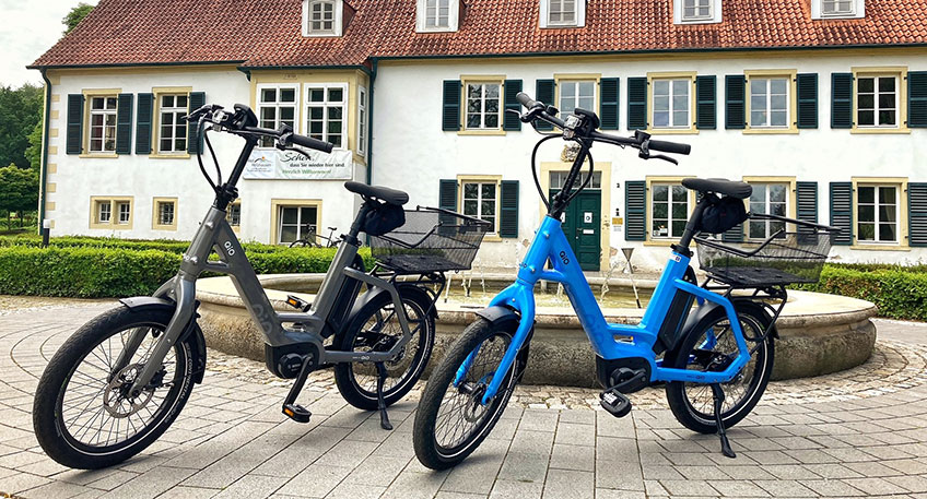 Mit dem Rad zum Feuerwehrmuseum und danach noch einen Abstecher hoch zur Burgruine auf dem Limberg &ndash; zuk&uuml;nftig ist das dank der beiden Leih-E-Bikes von der Touristik Preu&szlig;isch Oldendorf auch f&uuml;r entspannte Freizeitradler kein Problem.