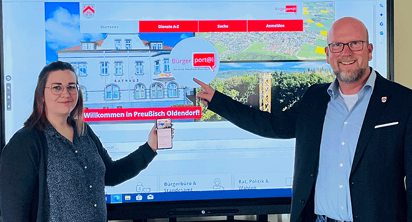 Endlich ist es so weit: Die Stadt Preußisch Oldendorf macht mit dem Onlinegang des neuen Bürgerportals einen großen Schritt in Richtung „digitales Rathaus“.