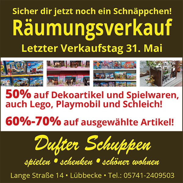Das ist auch interessant: Dufter Schuppen schlie&szlig;t - jetzt noch letzte Schn&auml;ppchen sichern  Frotheim Open Air l&auml;dt ein &ndash; Musik unter freiem Himmel  Land ver&ouml;ffentlicht Regeln und Bu&szlig;gelder zur Cannabiskontrolle  Mietkosten im Griff: Ratgeber bietet praktisches Handwerkszeug  Anzeige Eigenanzeige-HaMi-2020-55cent-848x457