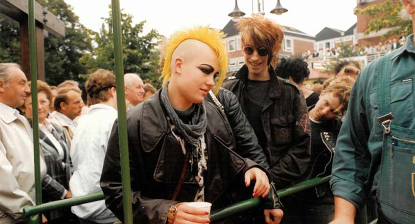 Abschiedsparade der 2nd Armoured Division, LK, Markt, 12_11_1982 - Bildnachweis: Stadtarchiv Lübbecke