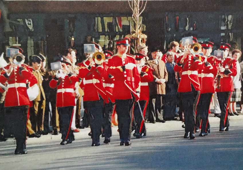 Abschiedsparade der 2nd Armoured Division, LK, Markt, 12_11_1982 - Bildnachweis: Stadtarchiv Lübbecke