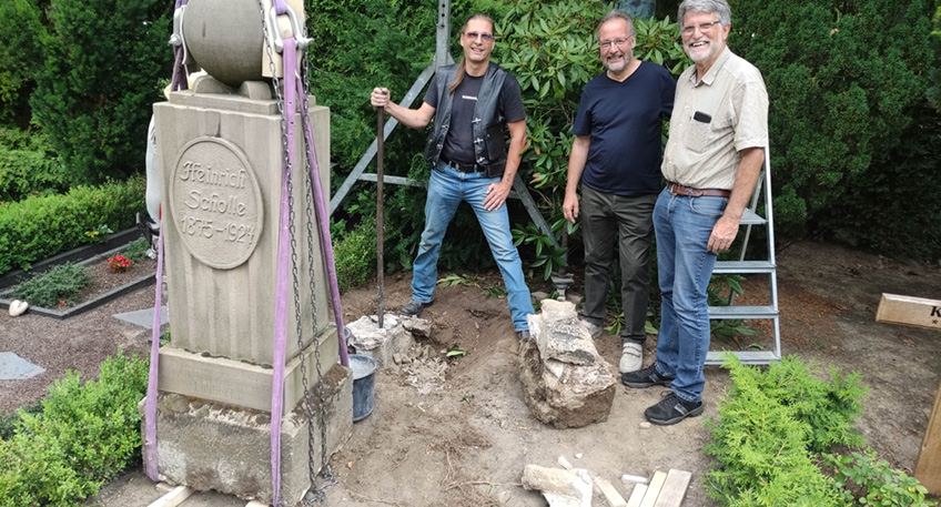 Auf dem Foto (SPD L&uuml;bbecke) von links nach rechts: Martin Medzech, Dieter Erber und Michael Hafner
