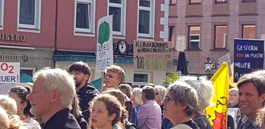 Klima-Demonstration in Minden