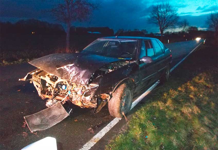 Auf stellenweise glatte Stra&szlig;en mussten sich am Mittwochmorgen die Autofahrer im M&uuml;hlenkreis einstellen